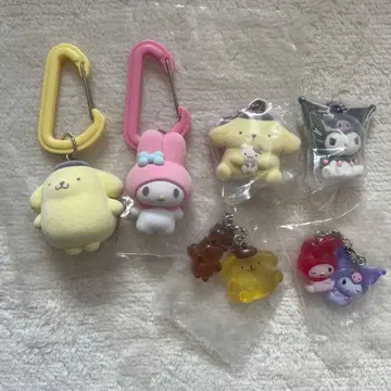 산리오 캐릭터즈 폼폼푸딩&마이멜로디 가챠가챠 4점