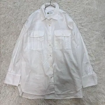 컨디션 최상 SHIPS any 린넨 믹스 워크 포켓 셔츠