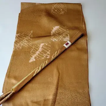 세련된 새상품 순수 실크 오비아게 허리띠 세트 재고 처분 상품 0480