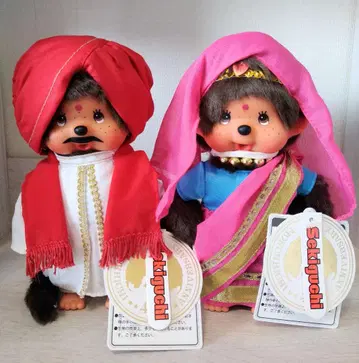 새상품 40주년 기념 월드 몽치치 인도 2체 세트 276020