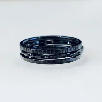 925 실버 핸드메이드 레이어드 3연 반지 silver925