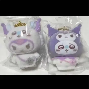 산리오 치이카와(먼작귀) 시크릿 플로키 마스코트 참 모몽가 쿠로미