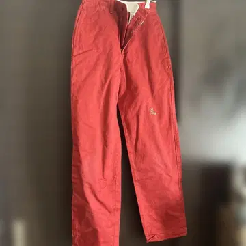 핑크하우스 곰 자수 캐주얼 팬츠