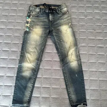 surt x Big John 스키니 데님 페인트