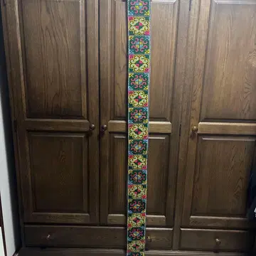 빈티지 자수 새시 벨트