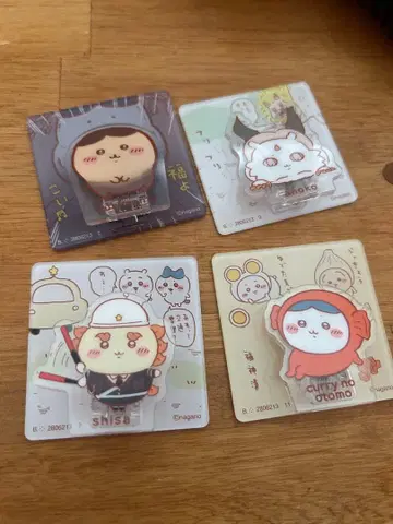 치이카와 (먼작귀) 아크릴 클립 4개 세트