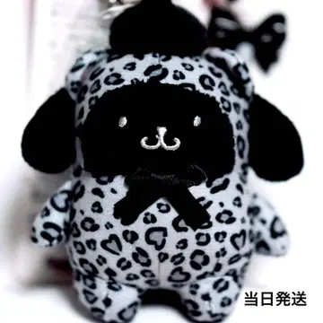 폼폼푸딩 레오파드 무늬 마스코트 참 산리오