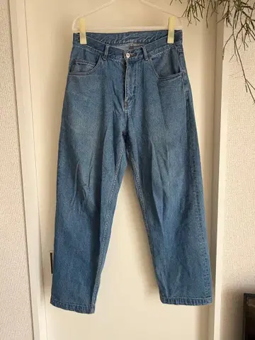 ALTERED 와이드 데님 팬츠 인디고 스트레이트 L 1LDK