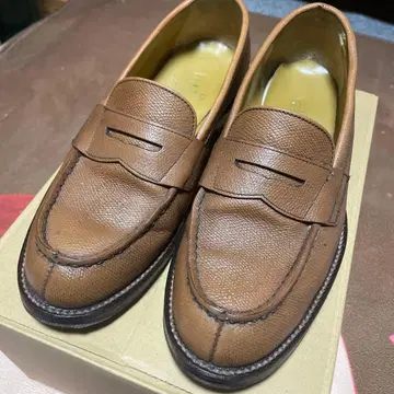 리갈 브라운 가죽 로퍼