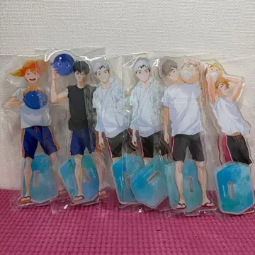 하이큐!! 문구 카페 아크릴 스탠드 세트