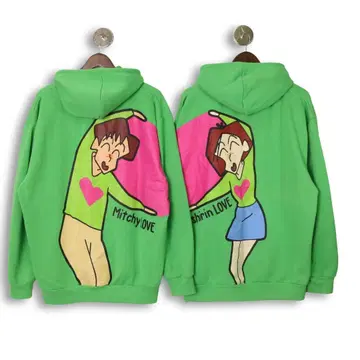 [ 4L ] 짱구는 못말려(크레용 신짱) 밋치&요시링 후드티 레어