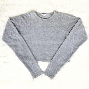 SEA 2K 벨로아 숏 L/S TEE 그레이
