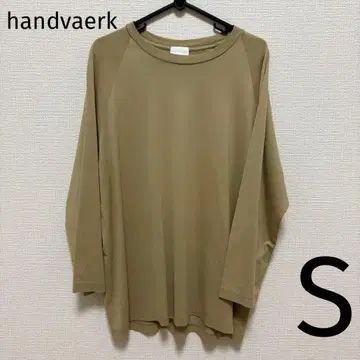 handvaerk 핸드바크 | 페루 면 래글런 티셔츠 S