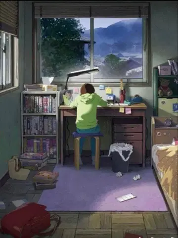 영화 [ 룩백 ] 공식 B2 포스터 A 극장 한정판