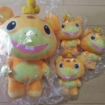 괴수 부스카 봉제 인형 4체 세트