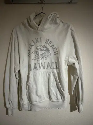 와이키키비치 후드티 화이트 REMI RELIEF 레미리프 맨투맨