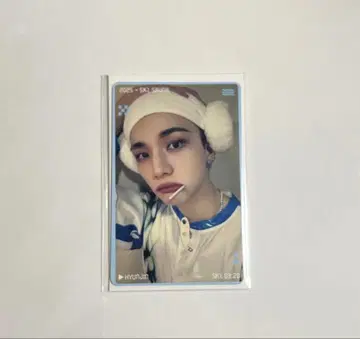 straykids 스키즈 사우나 POPUP 특전 트레이딩 카드 현진