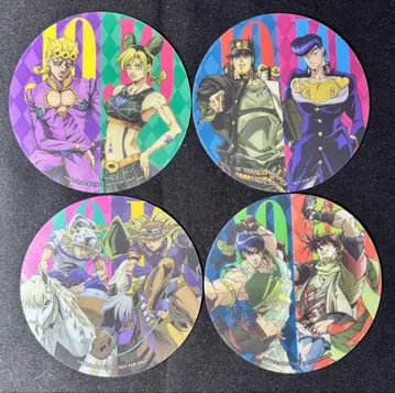 새상품 마츠모토키요시 코코카라 죠죠 콜라보 코스터 컴프 4종 세트