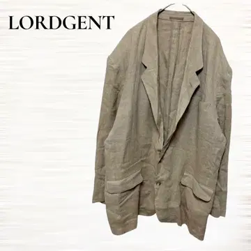 LORDGENT/테일러드 자켓/린넨조/남성용/L/베이지/IT88