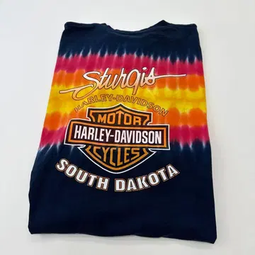 할리데이비슨 타이다이 t셔츠 2004년 제조