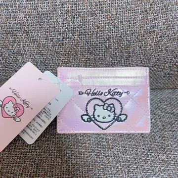 헬로키티 엔젤 디자인 카드 케이스 핑크
