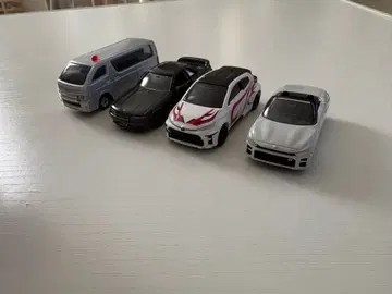 토미카 미니카 4대 세트 상자 없음