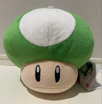 슈퍼 마리오 1UP 버섯 봉제 인형 (S)