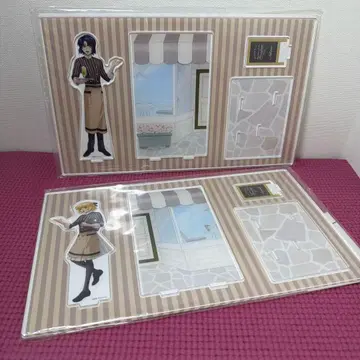 건담 SEED 카페 아스란 카가리 아크릴 디오라마 세트