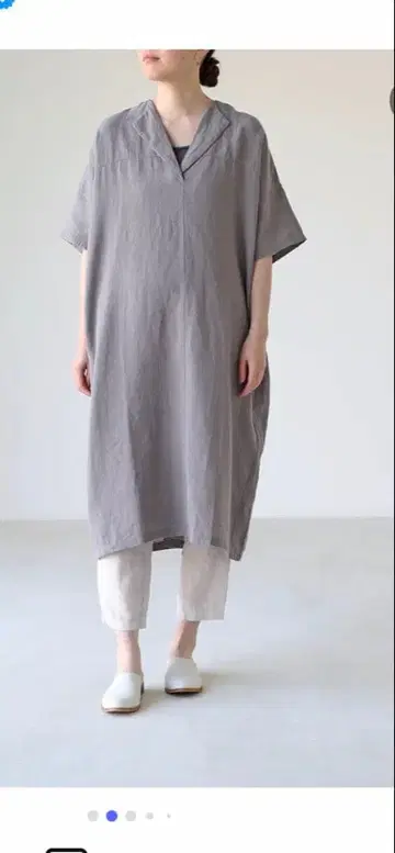 에붐에바 린넨 코튼 원피스