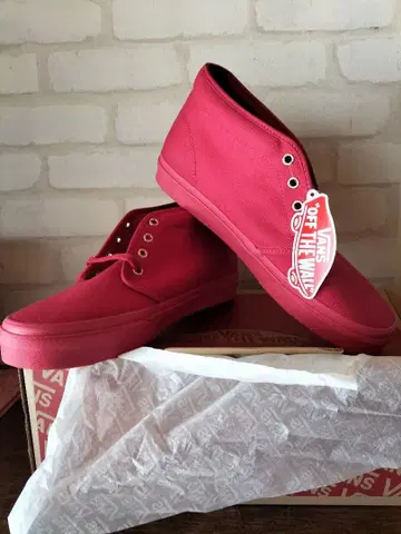 28.5cm VANS 처카 부츠 크림슨 레드