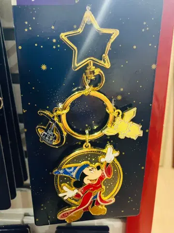 홍콩 디즈니 미키마우스 마법사의 제자 키체인