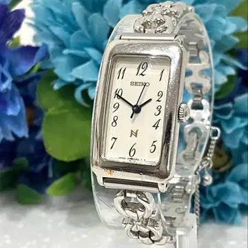 [ 레어 ] SEIKO 노이레 아날로그 손목시계 실버 일본제 빈티지