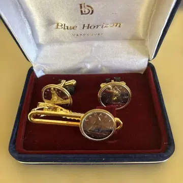 Blue Horizon 커프스 & 넥타이핀 세트