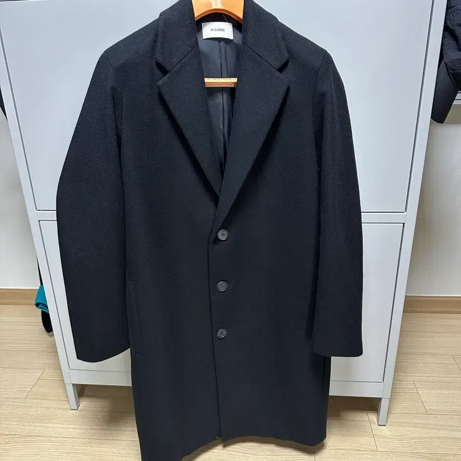 Insilence Black Trench Coat S on Bunjang Global Site.