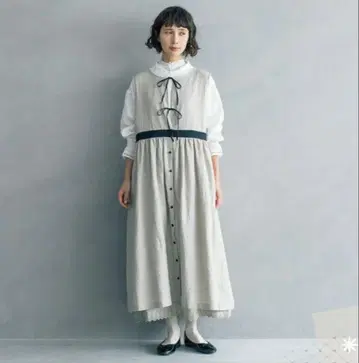 sm2 kazumi님 콜라보 멀티 린넨 점프 스커트 베이지