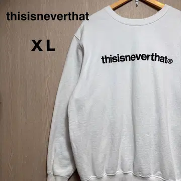 thisisneverthat 트레이닝복 XL 화이트 자수 로고