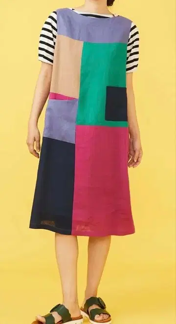 호코모모라 린넨 원피스