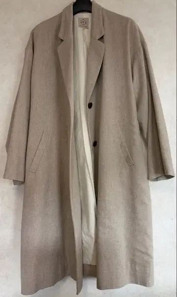 Samansa Mos2 베이지 스프링 롱 코트