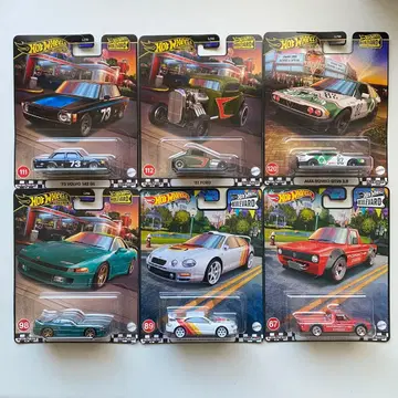 Hot Wheels 미니카 세트 6대