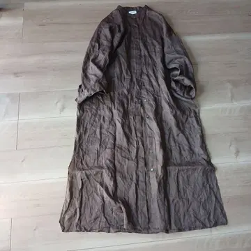 Lisiere FEMME 리지엘 린넨 프론트 오픈 롱 원피스