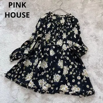 컨디션 최상 핑크하우스 데이지 플레어 튜닉