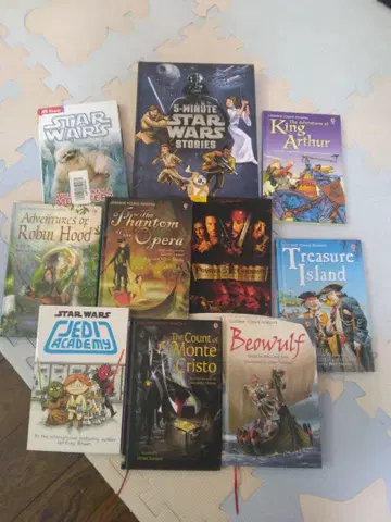 아동서 세트: 스타 워즈, 로빈 후드 등 외국도서 9권 영어 교재