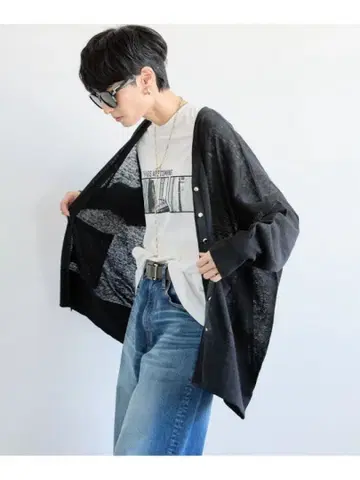 밴야드 스톰 린넨 라이트 판초 반팔 세트