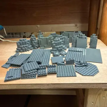 LEGO 그레이 부품 묶음 판매 450g