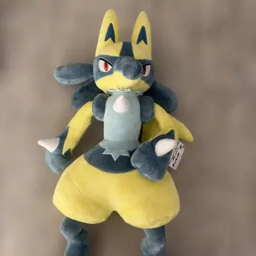 포켓몬스터 루카리오 봉제 인형 메챠모후굿토