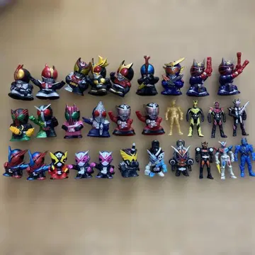 가면라이더 손가락 인형 피규어 종합 세트