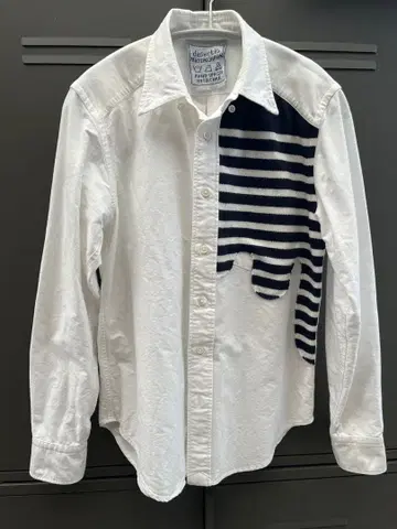 데저틱 desertic 리퀴드 버튼 다운 셔츠 긴팔 화이트