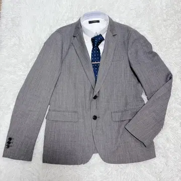 [새상품급] 쉽스 SHIPS 테일러드 자켓 백 오픈 얇은 소재 봄 그레이