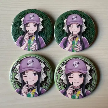 걸즈밴드클라이 x HUB 캔뱃지 야스와 스바루