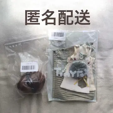 TinyFox 코코신 디폴트 의류 세트와 가발 미개봉품